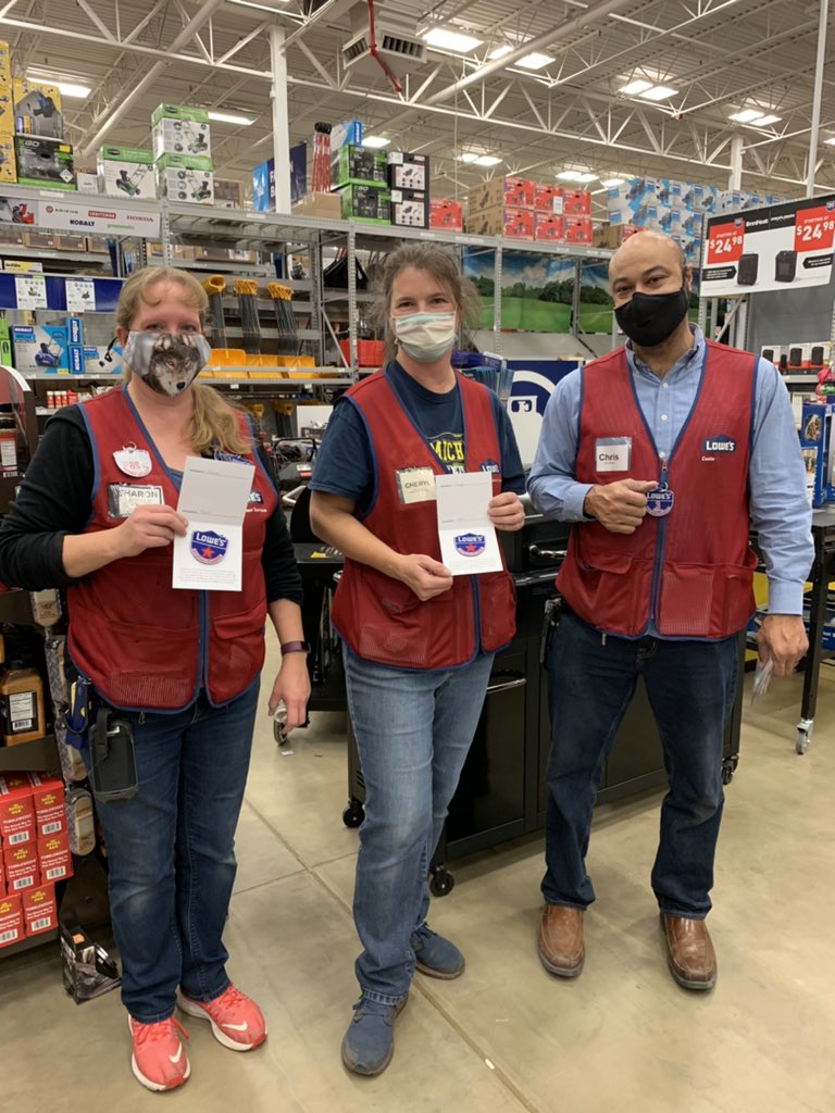 Melissa Atkins (@missee325) on Twitter photo Saturday Service Star 💫 recognition time! Huge shout out to Sharon and Cheryl for stepping in when needed! We really appreciate all you all do each and every day! <a href="/shuell_bill/">Bill Shuell</a> <a href="/BenitoKomadina/">Benito.Komadina@Lowes</a> <a href="/BlueBoxR1/">@BlueBoxR1</a> Saturday Service Star 💫 recognition time! Huge shout out to Sharon and Cheryl for stepping in when needed! We really appreciate all you all do each and every day! <a href="/shuell_bill/">Bill Shuell</a> <a href="/BenitoKomadina/">Benito.Komadina@Lowes</a> <a href="/BlueBoxR1/">@BlueBoxR1</a>