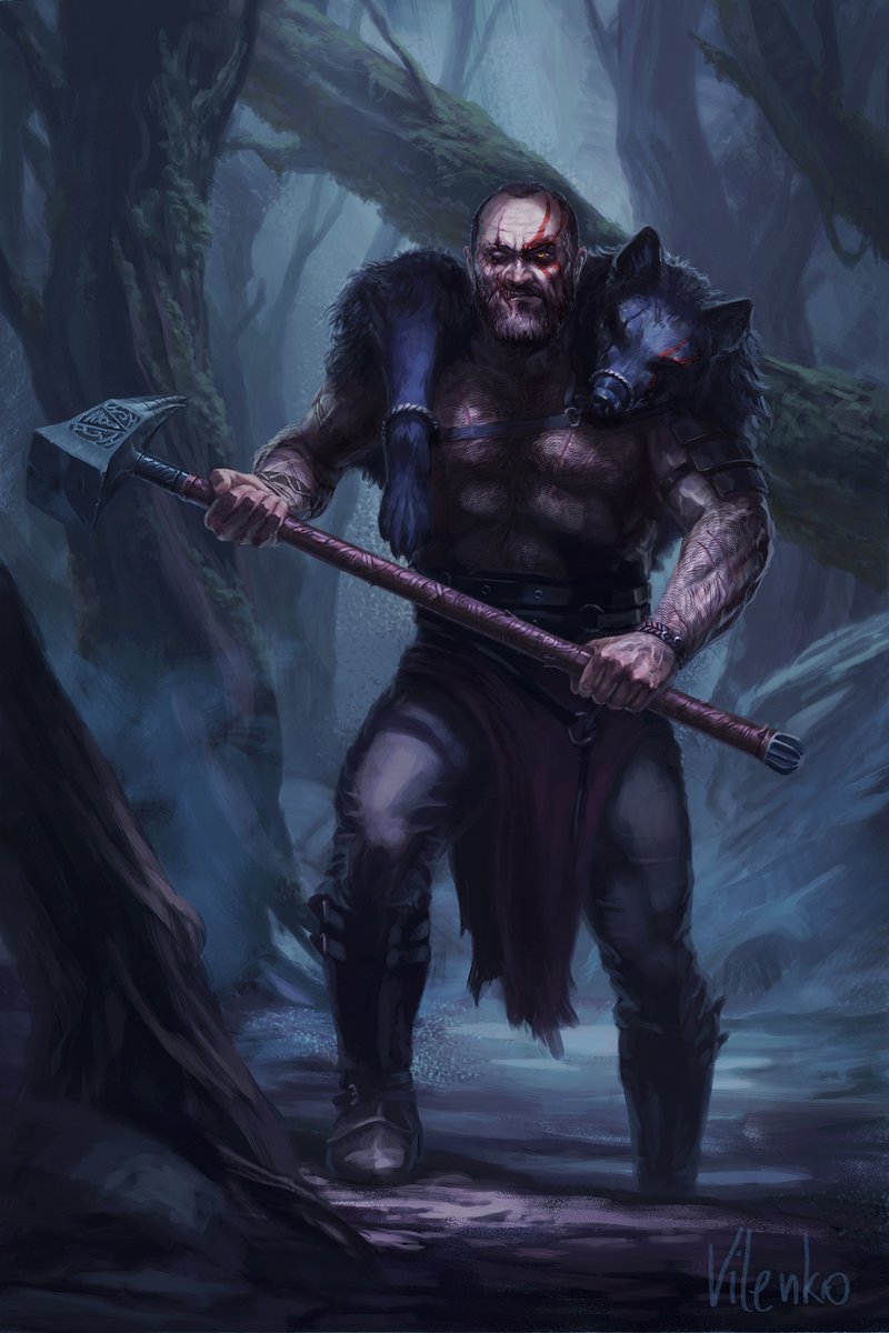 VilenkoArt's tweet photo. A few illustrations from a personal project :)
#art #artwork #digitalart #digitalpainting #fantasy #fantasyart #illustration #characterart #vilenko #vilenkoart #wolfpack https://t.co/FY8TlNyE4E