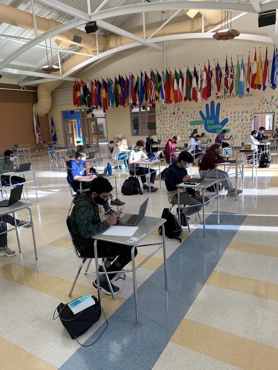 It isn’t quite the same as meeting up in person with 18 other schools, but at least COVID hasn’t stopped us this year! #acadec