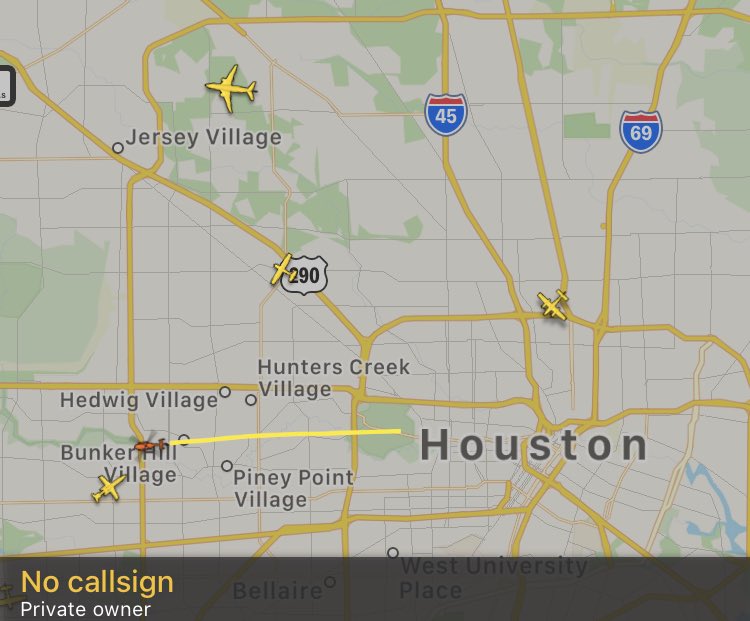 houstonairw's tweet image. H125 helicopter owned by Lone Star Land &amp;amp; Cattle has been airborne over Houston #avition 🇺🇸
