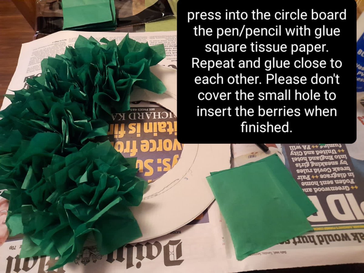 AutonomieInfo's tweet photo. Our #Freedom2ChooseProg Team Leader Tessie has made these easy to follow picture guide for your child or young person to make their very own Christmas door wreath at home.
#AbilityNotDisability
#AutonomieBelfast
#artsandcrafts https://t.co/FE2fERjUhu