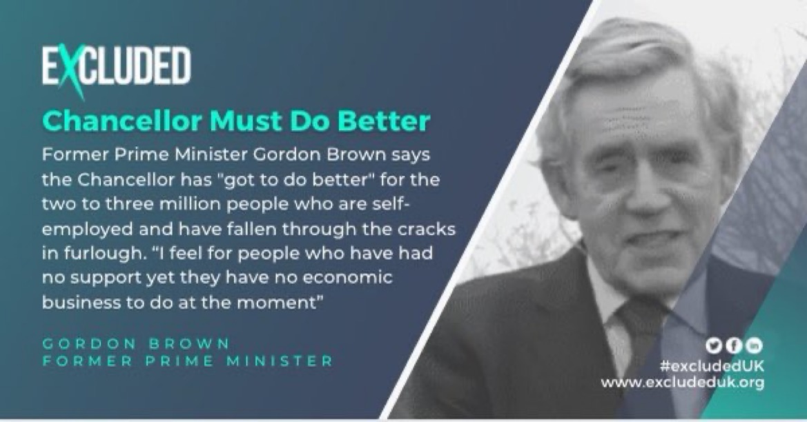 Please ask <a href="/RishiSunak/">Rishi Sunak</a> to finally give parity to 3M people left out of any support since March in his spending revieW. Lives are being lost. <a href="/SophyRidgeSky/">Sophy Ridge</a> @RidgeOnSunday @fpdforbesSky #relentless #wearenotgoingaway #ExcludedUK