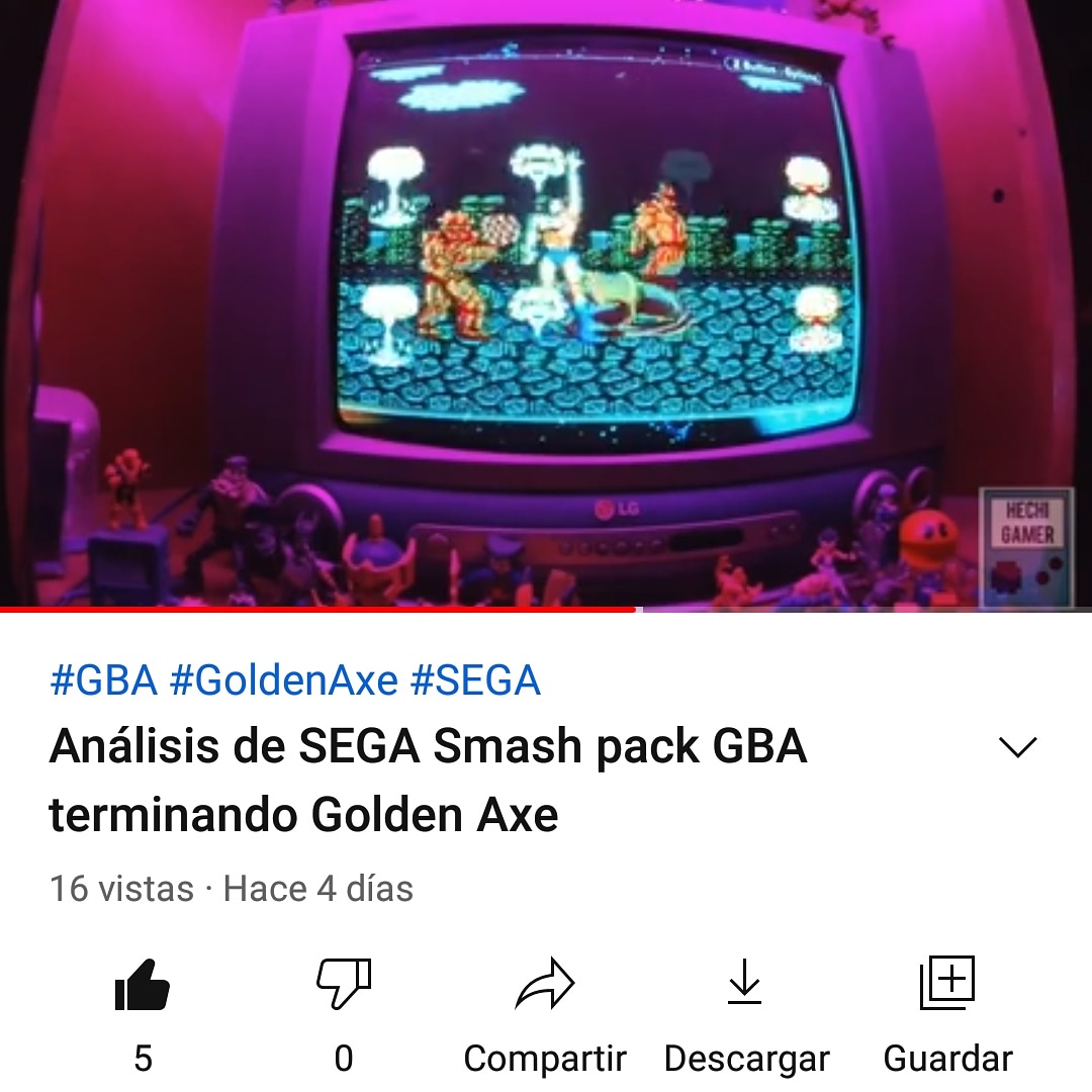 maroparkour's tweet photo. Les comparto el nuevo vídeo donde estoy analizando y jugando Smash pack de SEGA para la GBA 
También paso Golden Axe 
No se olviden de dejar un poderoso Like, compartir, comentar y suscribír.
#SEGA #goldenaxe #Nintendo #GBA #SmashPack #gameboyadvance https://t.co/Chwv0tCH9C https://t.co/GlJSP7GAxn