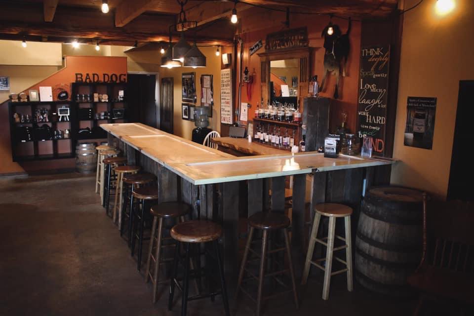 BadDogDistiller's tweet photo. Happy sunny Saturday!!

Our tasting room IS open. But we will not be offering tastings at this time. 

Pop on in though and purchase a bottle or get yourself a hoodie for these cold days! 

We are open 12pm-5pm. https://t.co/isQ0APLdzO