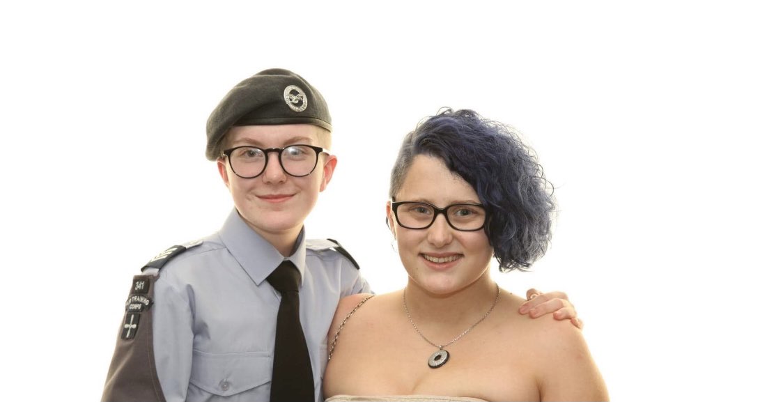 aircadets's tweet photo. #TransDayOfRemembrance 
Sgt Theo Newsham - 341 (Preston) Sqn: “I’ve received invaluable support &amp; guidance from my OC &amp; Staff. Awareness of the trans community has meant that I’m treated as a cadet before I am treated as trans, creating a true sense of belonging within cadets.” https://t.co/lIgW0mDlMP
