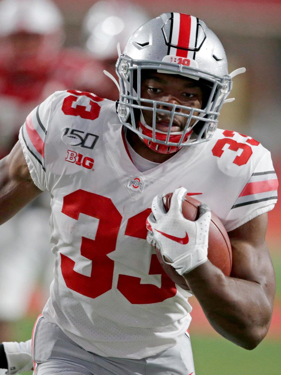 BrockCSchroeder's tweet photo. A touchdown in every game during Ohio State’s 2020 season. Way to go @MasterTeagueIII https://t.co/12Zx67mrQQ