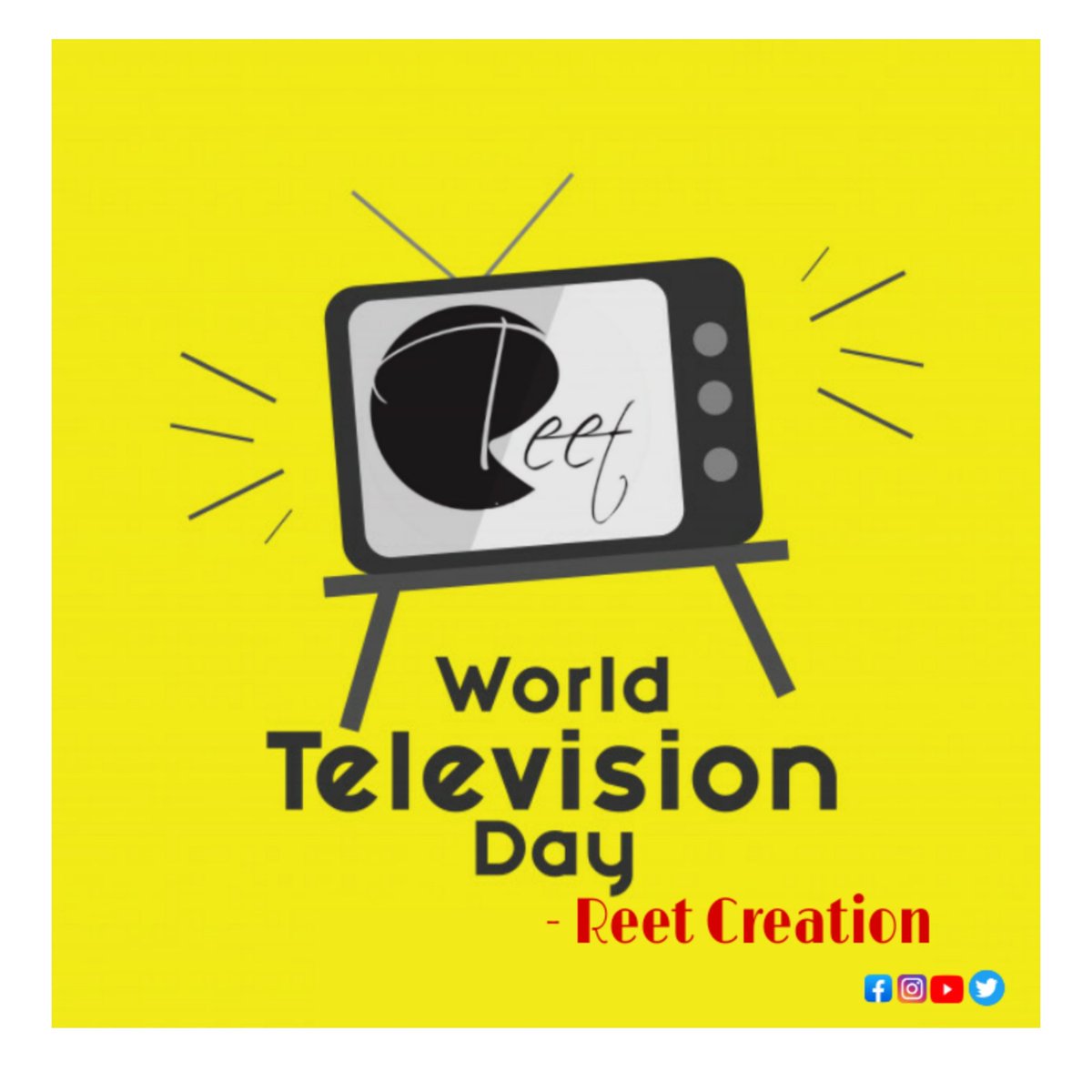 reet_creation's tweet photo. https://t.co/uKyd7Fs29E
#WorldTelevisionDay
#tv #TVShows #serial #realityshow
#reetCreation #productionhouse https://t.co/m4c8lwU0CE