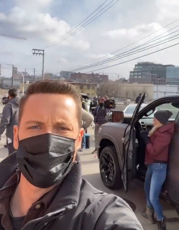 Behind the scenes of Jesse and Tracy on the set of Chicago PD.
#ChicagoPD #Upstead