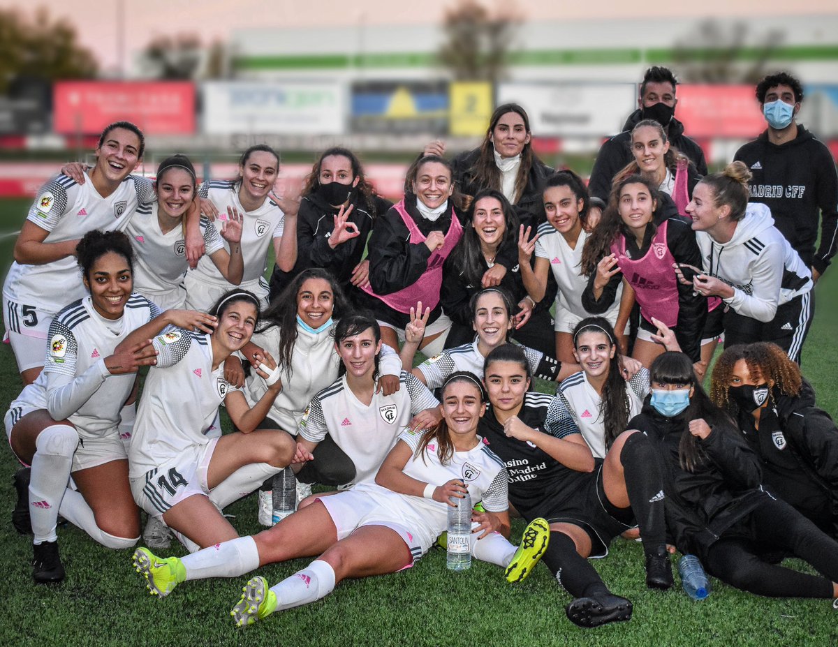 ⓜⓒⓕⓕ #MadridCFFb 🤍💜
ENORME VICTORIA ➕3️⃣ 
⚪️🟣 2-0 <a href="/PozuFem/">CF Pozuelo Femenino</a> 
⚽️ <a href="/mabelor30_/">Mabel Okoye</a> <a href="/Julia_JHE/">Julia Hernández</a> 

#SiempreMiMadrid #retoiberdrola 
📸 <a href="/fotosport_es/">Fotosport.es</a>