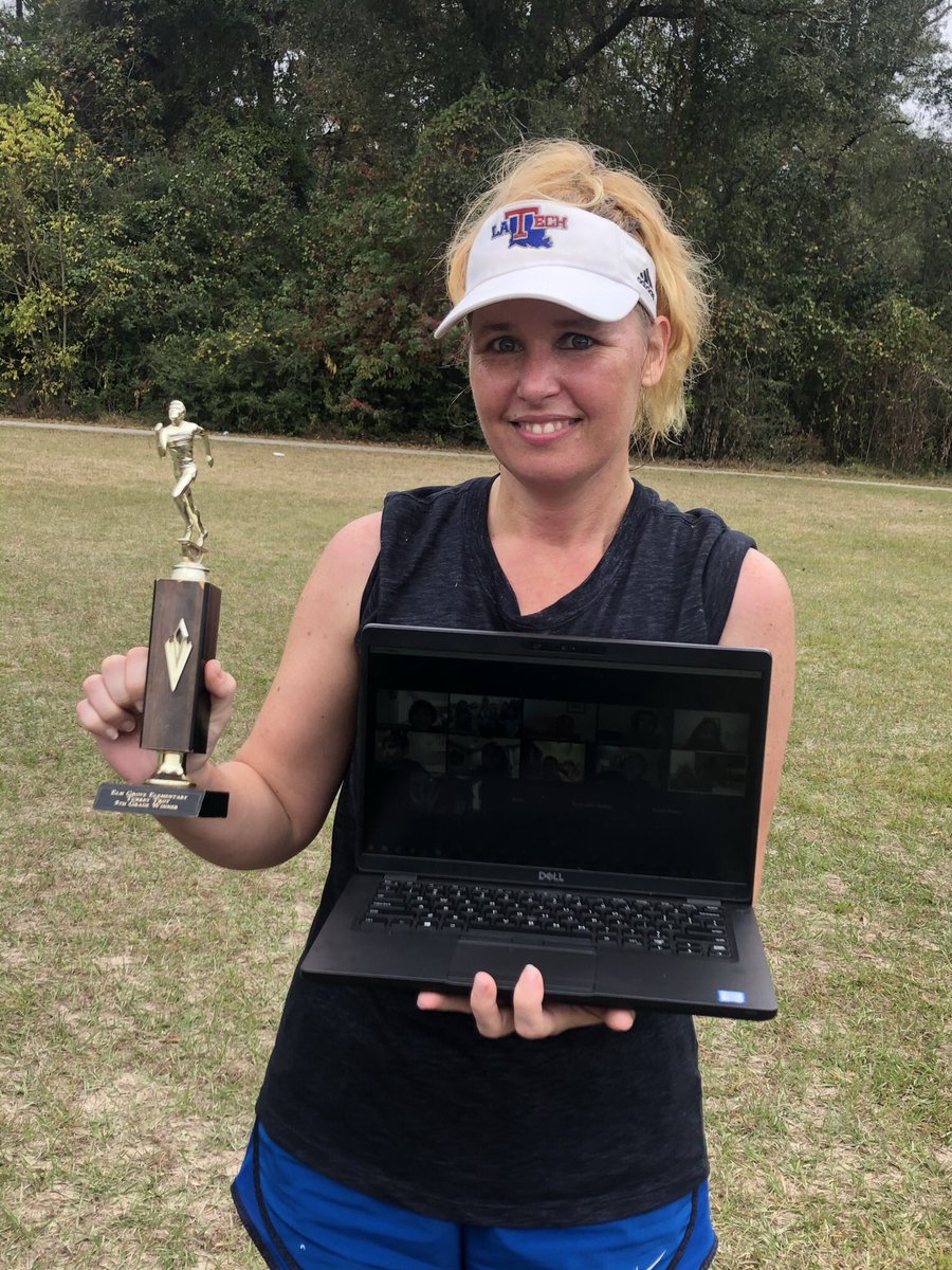 Congratulations to my partner teacher, Mrs. Cook, for single-handedly winning the Turkey Trot for her virtual class! #EGETakingFlight @mrs_sammon_EGE <a href="/HumbleISD_EGE/">Elm Grove Elementary</a>