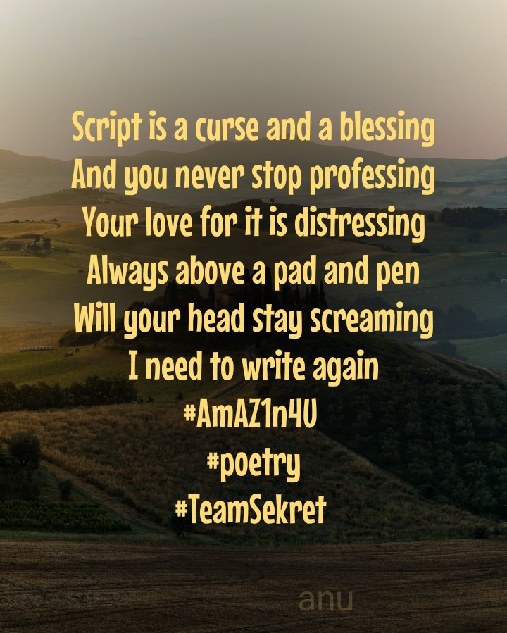 #AmAZ1n4U 
#poetry
#AmAZ1n2Me