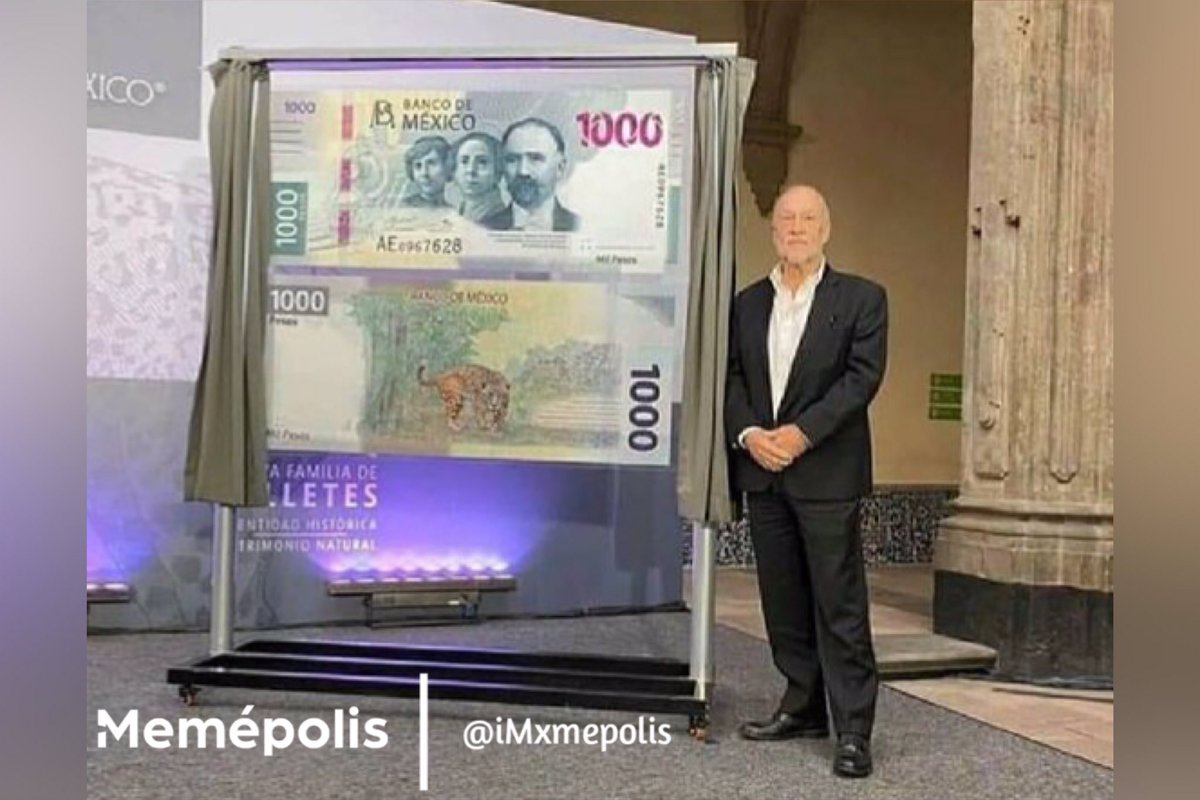 Nmms, el nuevo billete de 1,000 no me va a caber en mi cartera. https://t.co/vYhK4Lie8G