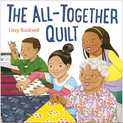 Motivated by her real-life work with the volunteer group Peace by Piece, @lizzyrockwell1 wrote her newest book, The All-Together Quilt, about an intergenerational community who gathers at a senior center to make quilts mailchi.mp/politics-prose…