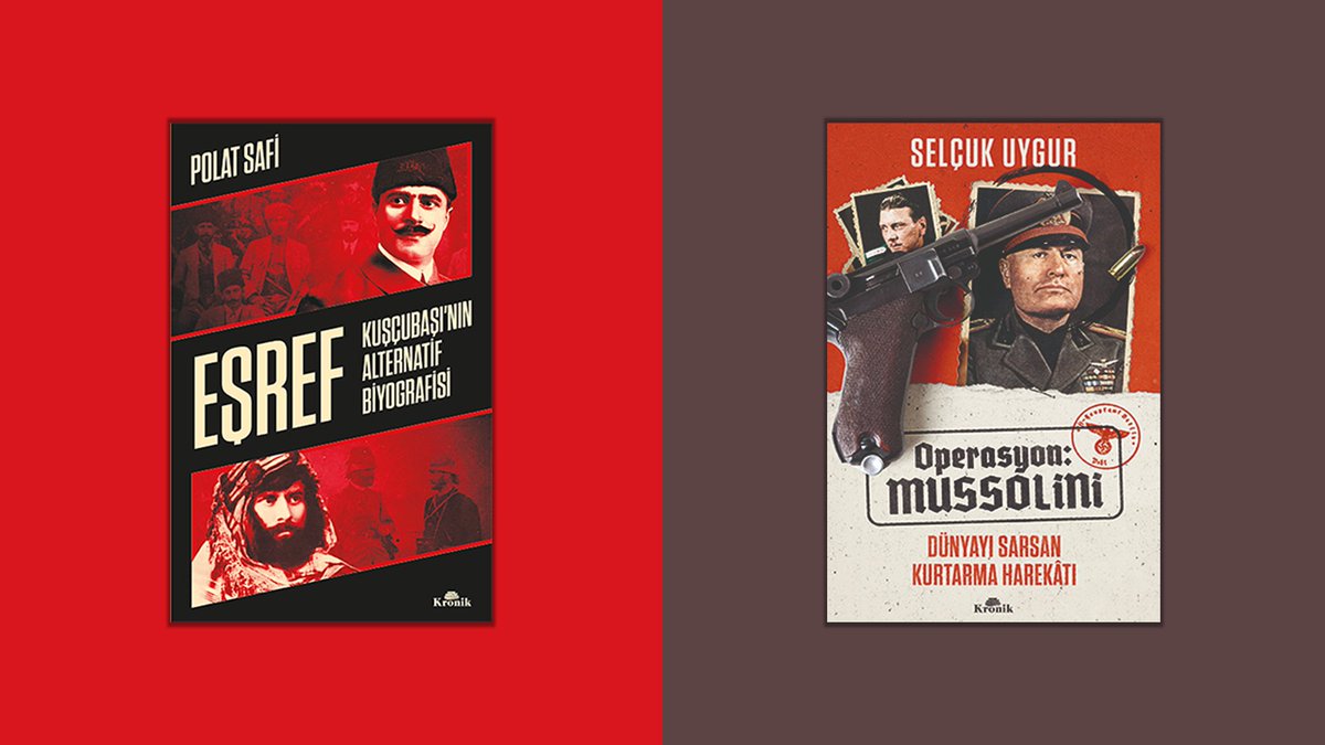 ÇEKİLİŞE KATIL !
Şanslı bir takipçimize kitaplığında bulunması gereken iki kitabı hediye ediyoruz. Yapmanız gerekenler;
🔹Bu tweeti RT et.
🔹Bizi ve <a href="/KronikKitap/">Kronik Kitap</a>'ı takip et.
🔹Yoruma iki arkadaşını etiketle.
*Son gün 27 Kasım 2020. #tarih