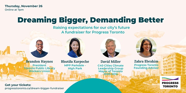 🎟️ Free tickets to @ProgressToronto Fundraiser (and more!) 🎟️ - mailchi.mp/3afa44caf24a/n…

#MillennialWomxnInPolicy #CdnPoli #OnPoli #ToPoli #CanFem