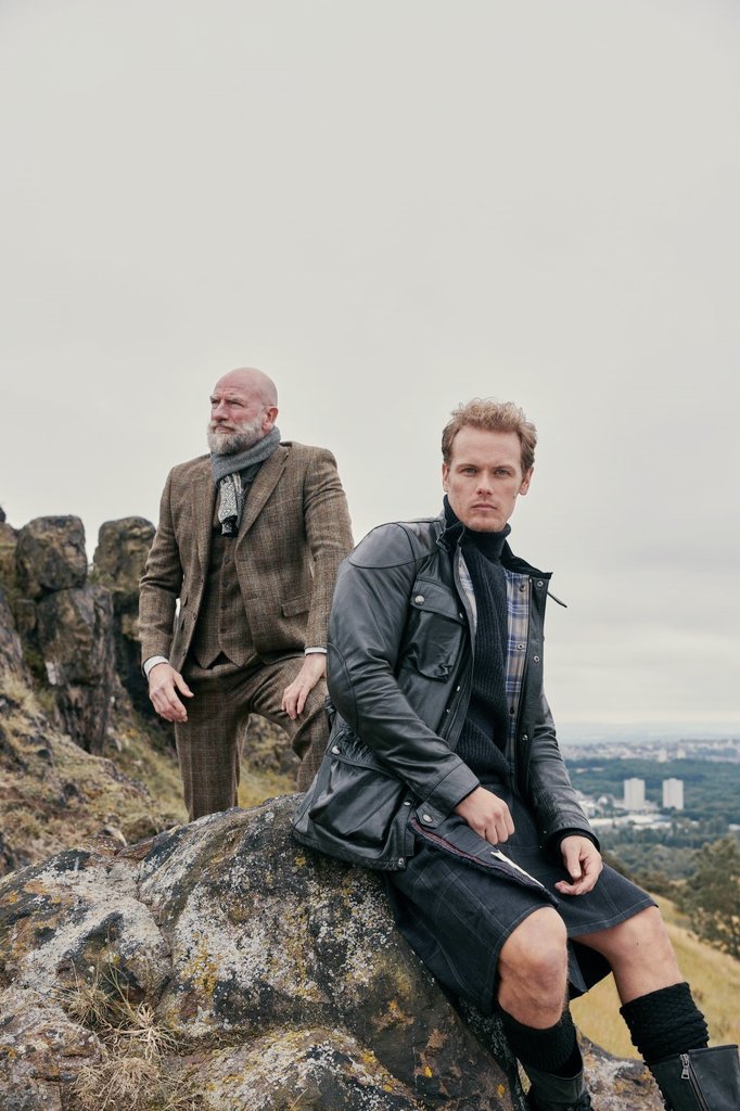 Yup... there was more from Parade. Enjoy it! i know i did and still do!  #SamHeughan #GrahamMctavish Dave Foster