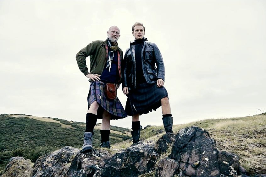Yup... there was more from Parade. Enjoy it! i know i did and still do!  #SamHeughan #GrahamMctavish Dave Foster