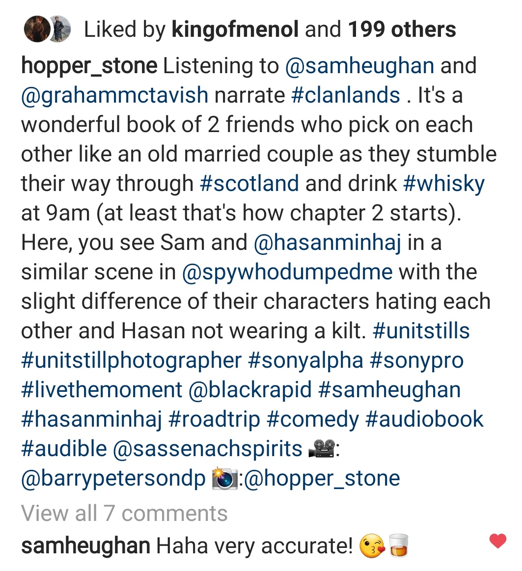 And another  #TBThursday , this time from Hopper Stone. Happy me, of course, about  @SpyWhoDumpedMe ! Funny parallel between Seb and Hasan and Sam and Graham's relationship!  #ClanLandsBook And yeah.. Ely still loves Seb  (shocker, i know) Hopper Stone IG