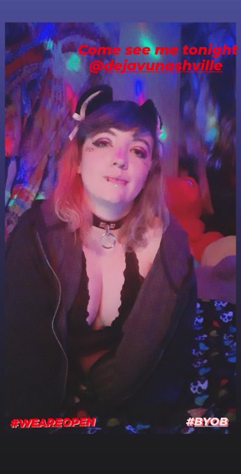 I'll be @DejavuNashville 4-11pm come see me! https://t.co/Gp8500MLew<a class="tags" target="_blank" title="On Twitter" href="/?out=eyJ0eXAiOiJKV1QiLCJhbGciOiJIUzUxMiJ9.eyJpYXQiOjE3MjU1MDg1MDEsImlzcyI6InR3cG9ybnN0YXJzLmNvbSIsIm5iZiI6MTcyNTUwODUwMSwiZXhwIjoxNzU3MDQ0NTAxLCJyZWRpcmVjdF91cmwiOiJodHRwczovL3R3aXR0ZXIuY29tL0RlamF2dU5hc2h2aWxsZSJ9.cvO1pS1zHcmuhobWyF0vjGDfvNiStrl5ueU8yY9avEosBtkBvi65ZfrtRK5Ed3cb_PPSYqS9uvIJGUVUtpL5Mg">@DejavuNashville</a><a href="/tag/inked"class="tags"><span>#inked</span></a><a href="/tag/redhead"class="tags"><span>#redhead</span></a><a href="/tag/pierced"class="tags"><span>#pierced</span></a><a href="/tag/bluehair"class="tags"><span>#bluehair</span></a><a href="/tag/lunaflowers"class="tags"><span>#lunaflowers</span></a>