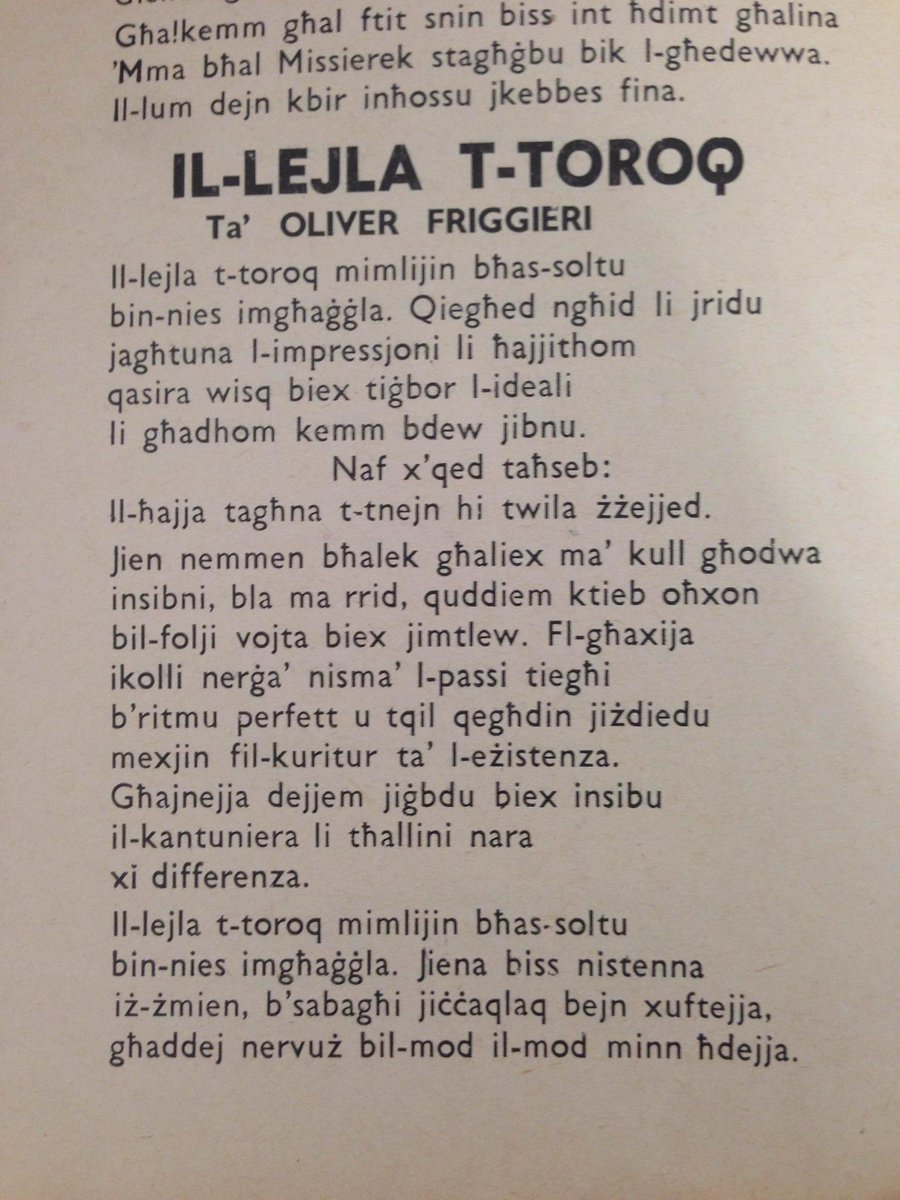 Illum ħalliena Oliver Friggieri, ġgant tal-letteratura Maltija. Strieħ fis-sliem, Prof! Grazzi ta' kollox. J'Alla t-toroq jerġgħu jimtlew bin-nies, forsi nsibu t-tama wara l-kantuniera li jmiss.
#OliverFriggieri