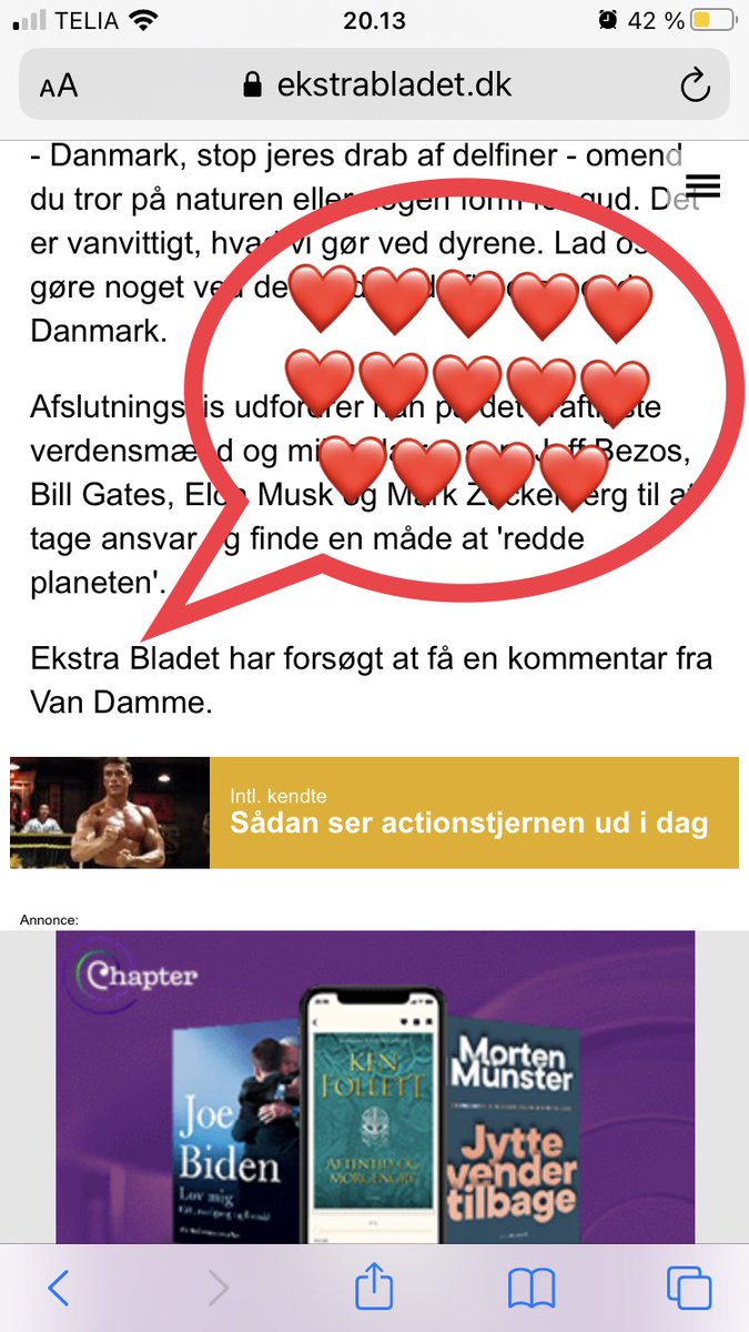 Jrudbeck's tweet image. ⁦⁦⁦hvem er sød lige at få @JCVD⁩ til at ringe tilbage? #pickitupjeanclaude