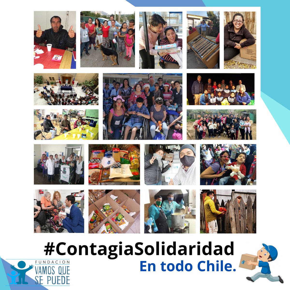 vqsp_org's tweet photo. Amigos nuestra Fundación está en campaña para entregar 1000 bolsas solidarias de navidad. 
Informate y Súmate en:
 ➡️https://t.co/30mkfLTfsK https://t.co/gjEYq16DqW