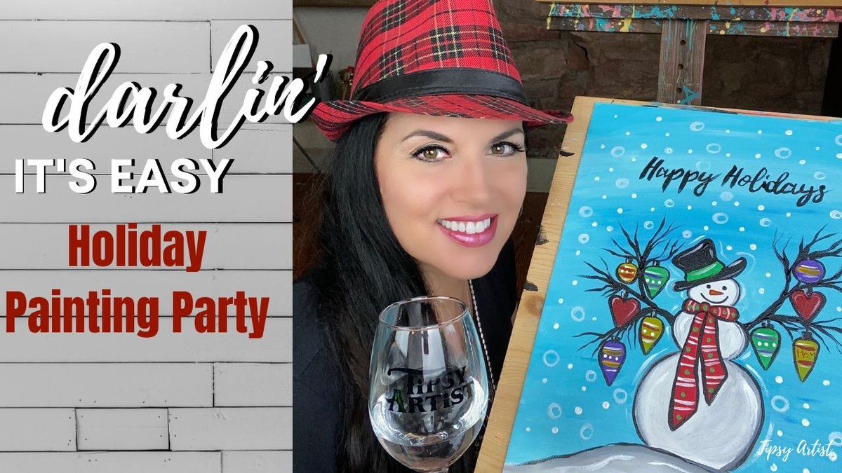 tipsyartist's tweet image. A rewarding way to spend time with your team!  How to Paint an Ornament Snowman with the Tipsy Artist youtu.be/qWmDe14gGtE via @YouTube #teambuilding #rewards #uniqueteambuilding