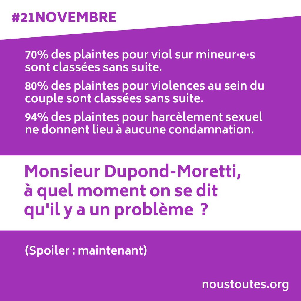 Maxime_Groff's tweet photo. En 2019, @justice_gouv a publié un rapport sur 88 féminicides de 2018. Les résultats sont choquants.
Dans 80% des cas quand la justice avait été saisie, les plaintes avaient été classées sans suite.
Les femmes ont été tuées.
@E_DupondM ? https://t.co/IufuriKwVw