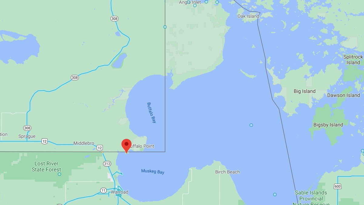 2. Also in Minnesota, Elm Point is a tiny little uninhabited cape south-southwest of the Northwest Angle. Get it together, Minnesota!