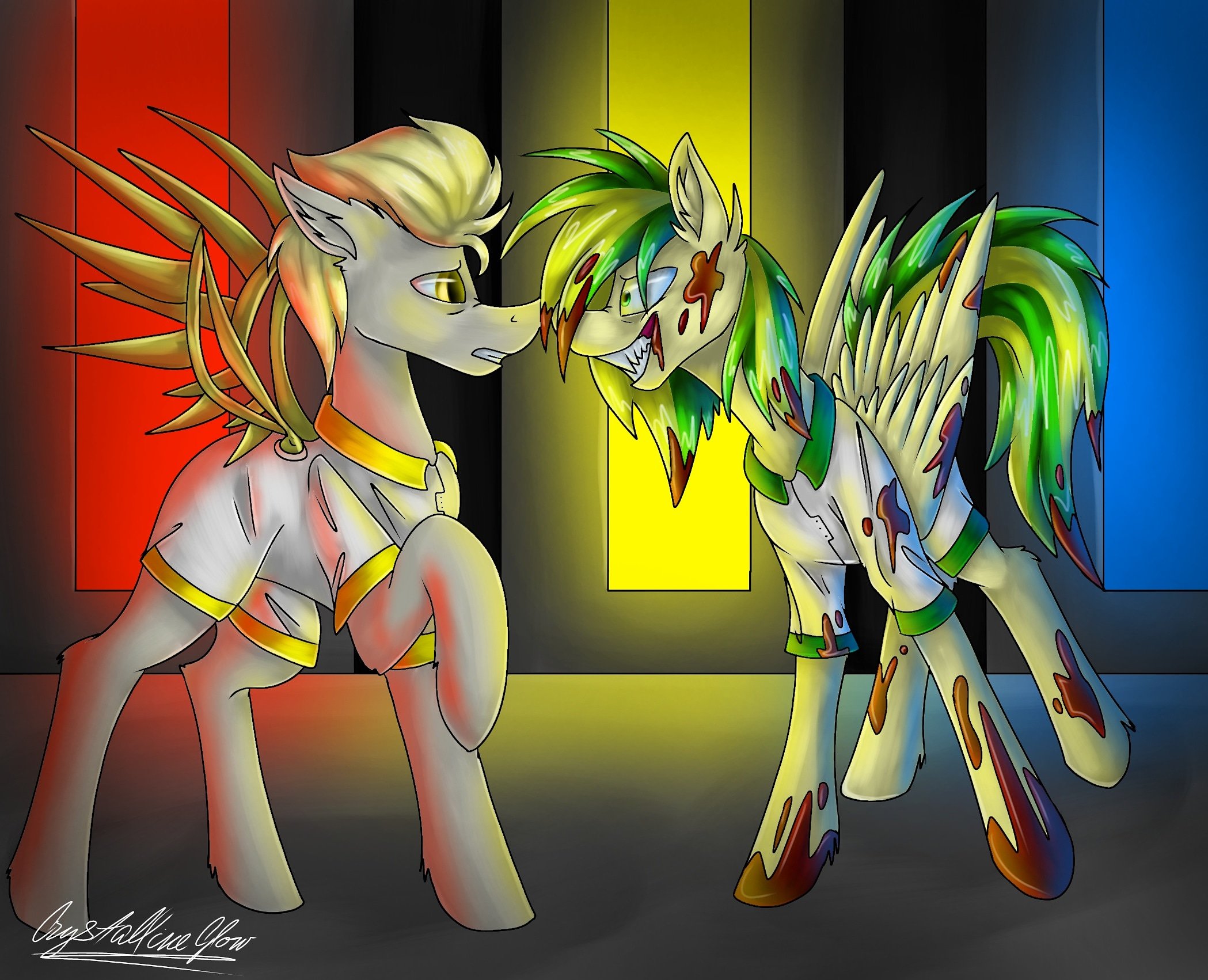 CrystallineGlow en Twitter: "Rainbow factory- Woodentoaster/Glaze and  H8_seed #crystallineglowart #rainbowfactory #woodentoaster #glaze #art  #fanart #h8seed #mlpfanart #MLP #creepypasta #ponypasta  https://t.co/MSYlB0XeuP" / Twitter