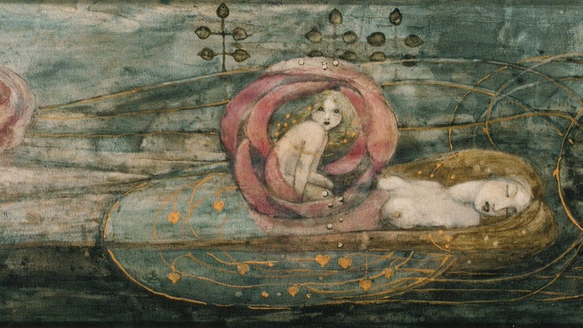 ElliottBlackwe3's tweet photo. Scottish artist Frances MacDonald's art was prominent in the Glasgow Style. Sadly, her art is lesser known than many others because her husband Charles Rennie Mackintosh destroyed many of her works after her death. https://t.co/V85ZhEPauU