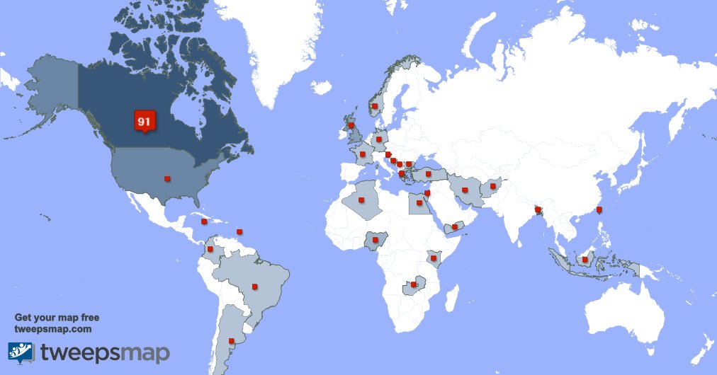 PEConca's tweet image. I have 1 new followers from Canada last week. See tweepsmap.com/!PEConca