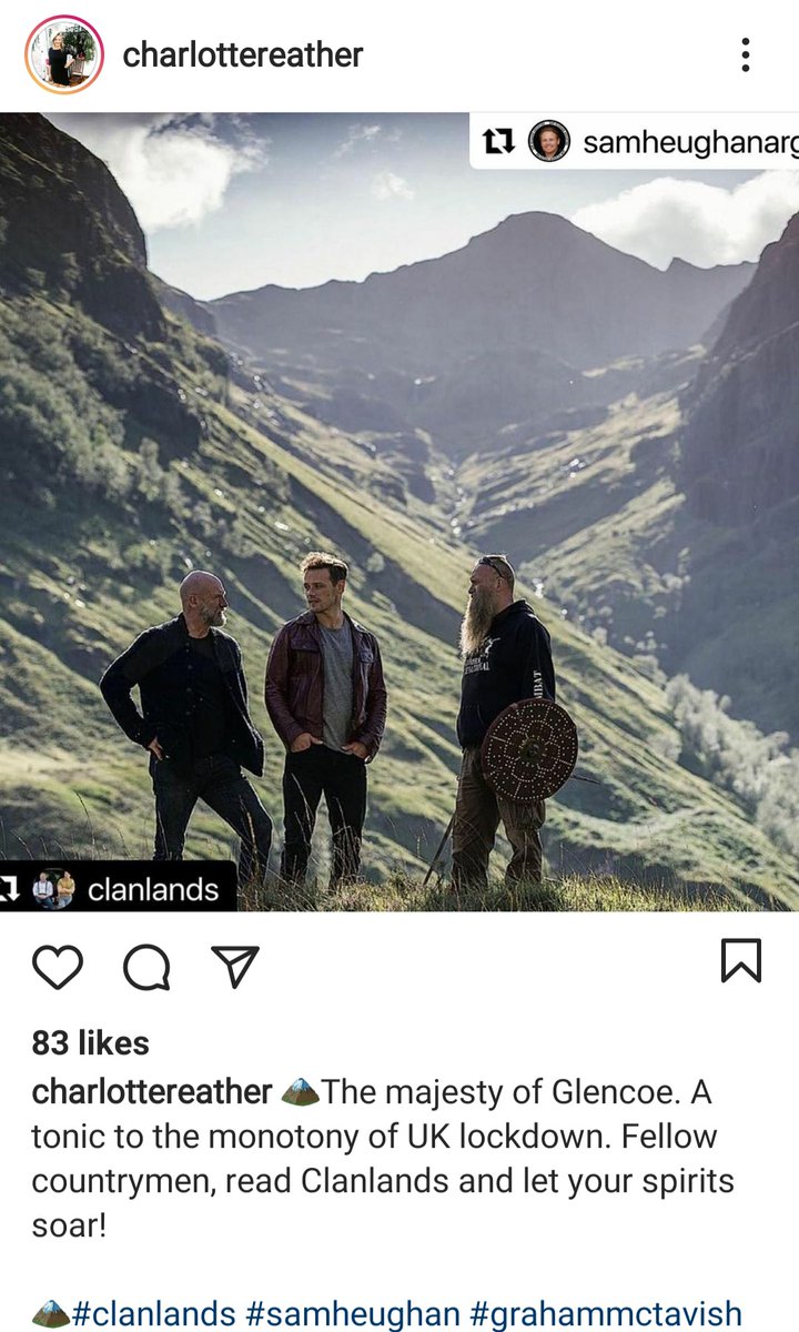 i will add this one here because i ran out of space.. again. Charlotte Reather posted her interview for Countryside about  #ClanLands and the lads! Charlotte Reather IG