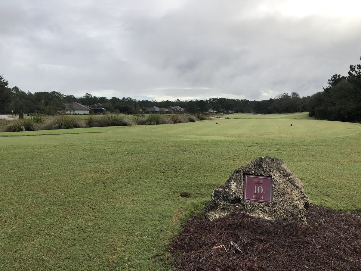 A quick round this am at the #King&Bear @worldgolfvillage nice track but rather salty! #folmerryband