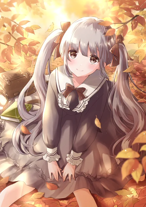 秋色落葉の世界 