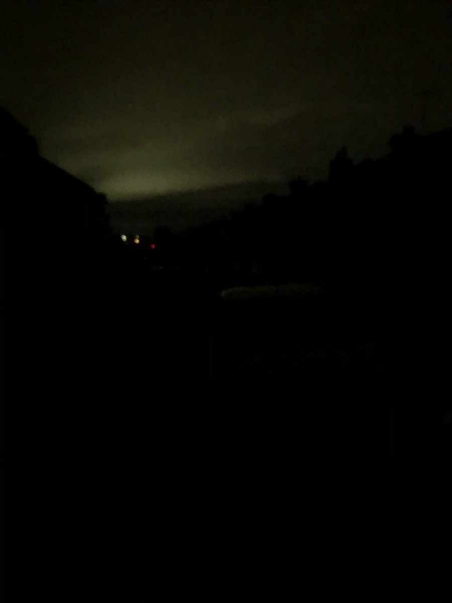 Out for a night walk as the whole area is in a powercut. Everything is calm. Reminds me of the first lockdown! #exeter #powercut #nightwalking