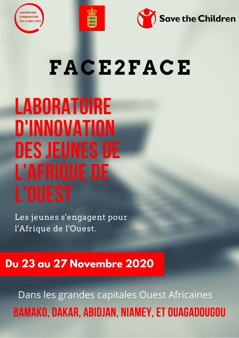 BABY32616841's tweet photo. Nous serons à l'Hôtel Mandé du 23 au 27 pour le FACE2FACE du laboratoire d'Innovation des jeunes Talents de L'Afrique de L'ouest organisé par SAVE THE CHILDREN avec le Ministère des affaires étrangères du Danemark.
#YIL2020
#LIJ2020
#WAYIL2020
#ProtectAGeneration https://t.co/fd0qy9sTBh