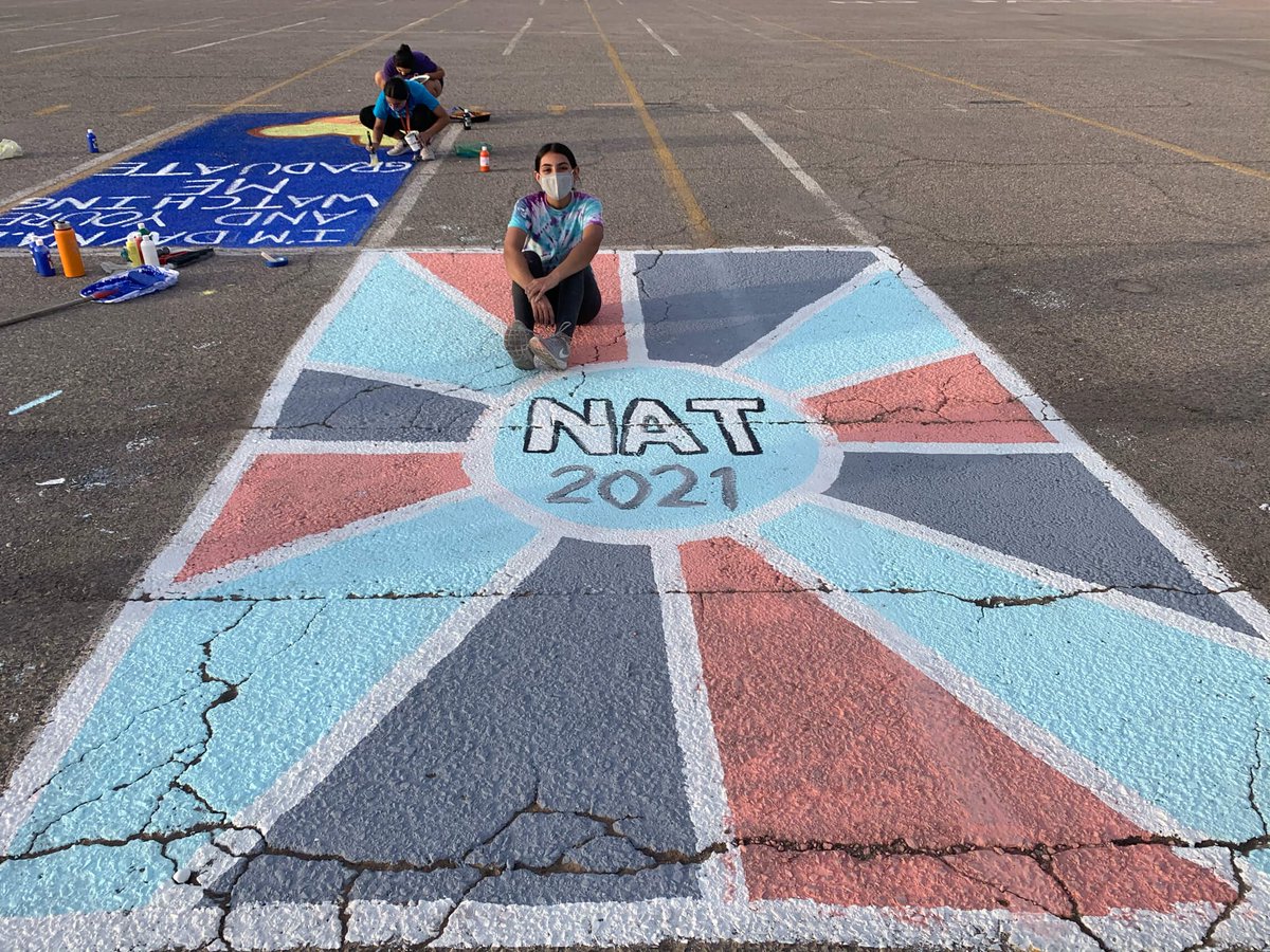 c_riverside's tweet photo. 🧡Big thank you to our principal Mrs.Guillen and the Ranger seniors who participated in the Riverside4Ever mark!! Seniors you really did leave your “mark” today!💙 #riverside4ever https://t.co/bPbcZ4YIFq