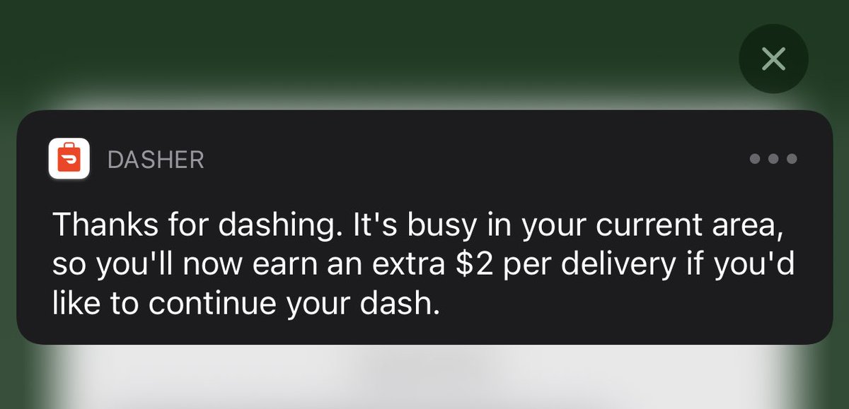 BlakeLanser's tweet photo. @DoorDash_Help No shit it’s busy in my area... y’all are offline once again. https://t.co/SRmJrCR0IY