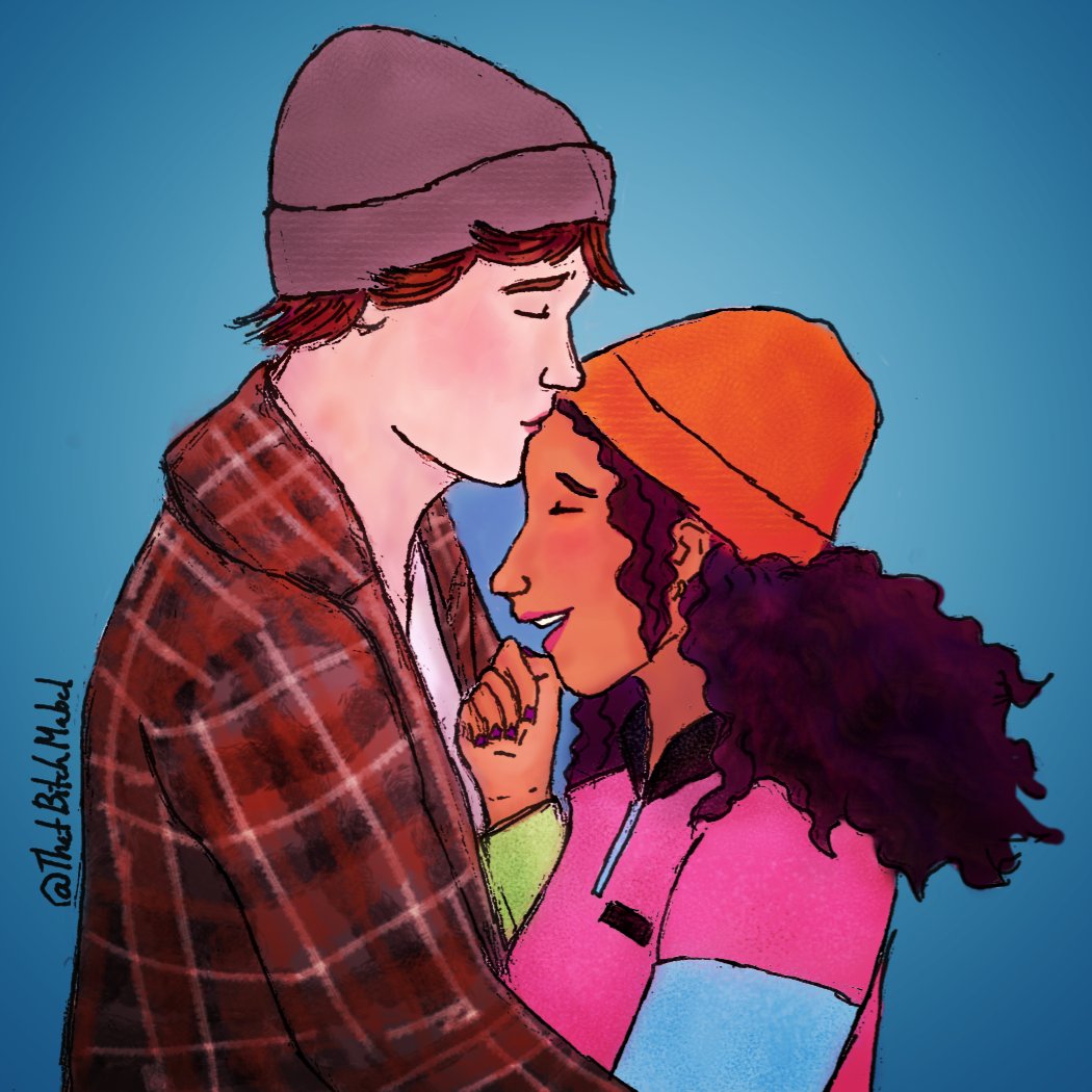 ThatBitchMabel's tweet photo. Forehead kisses are one of my favorite couple poses, so I had to draw one with these two!👻

#julieandthephantoms #julieandthephantomsart #julieandthephantomsfanart #jatpart #jatpfanart #juliemolina #lukepatterson #Lukejatp #juke #jukeart #digitalart #tellyourfriends https://t.co/ar8Mp15yai