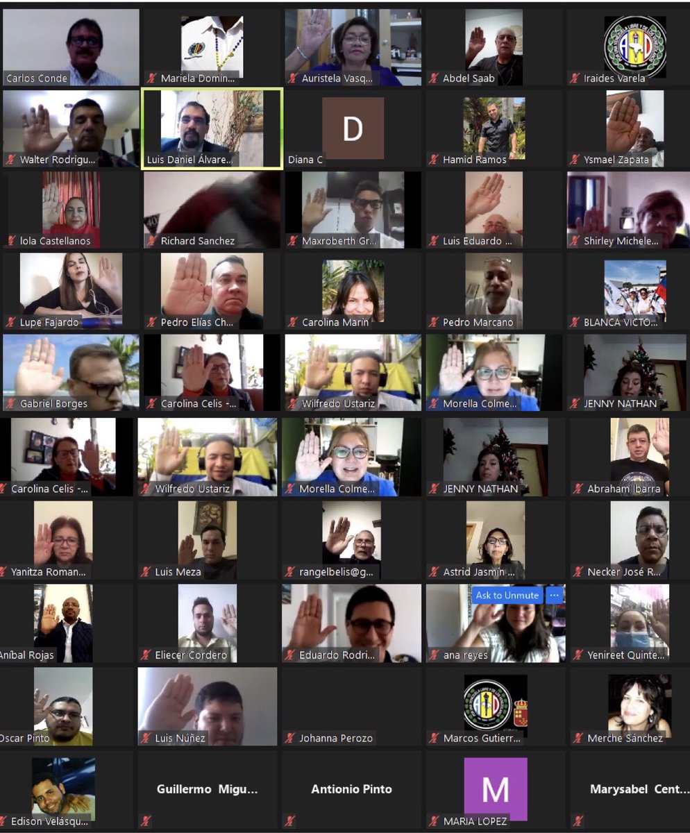 ADAsuntosIntl's tweet photo. Juramentadas nuestras autoridades en las seccionales Argentina, México, España y Canadá.

¡Acción Democrática sigue dando ejemplo de organización y energía en la lucha por el restablecimiento de la democracia! 

Seguiremos trabajando con mayor compromiso por una Venezuela libre. https://t.co/M0V8QqBDs9
