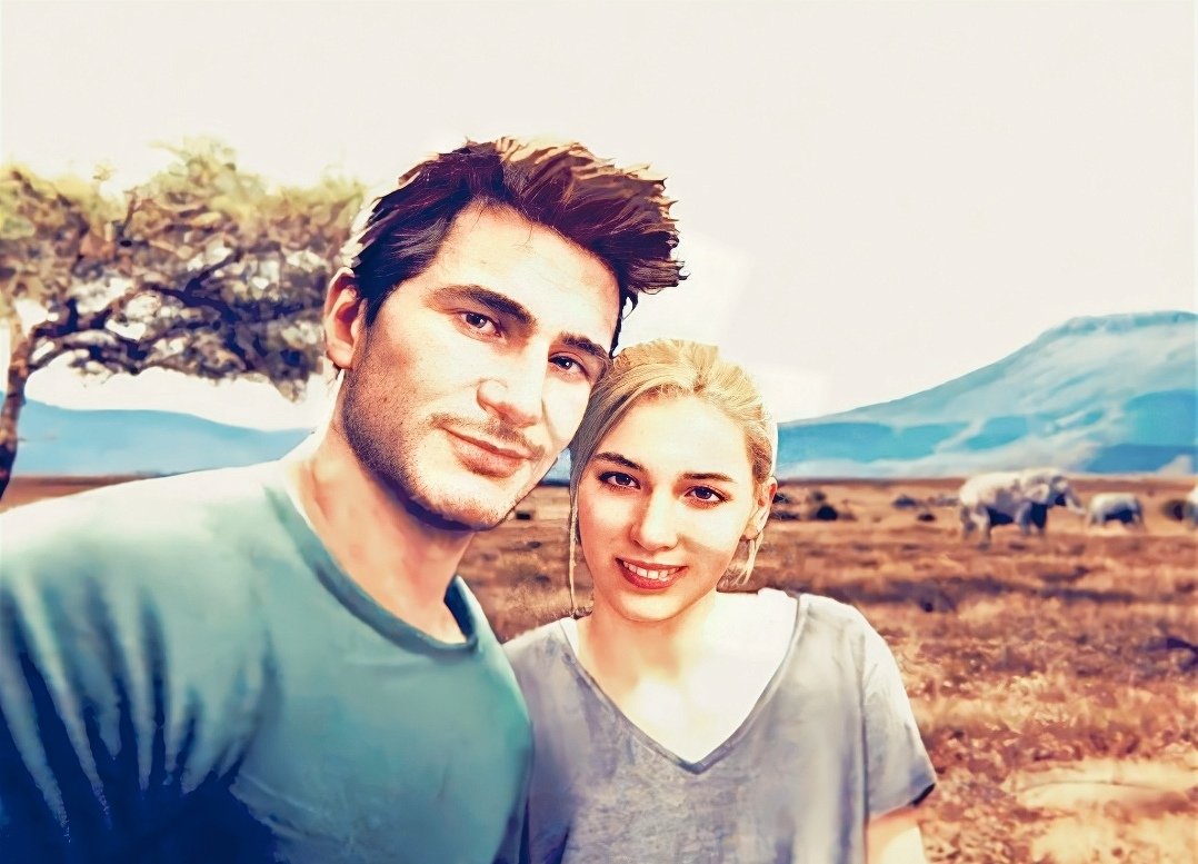 َ on X: nathan drake and elena fisher — uncharted 3: drake's