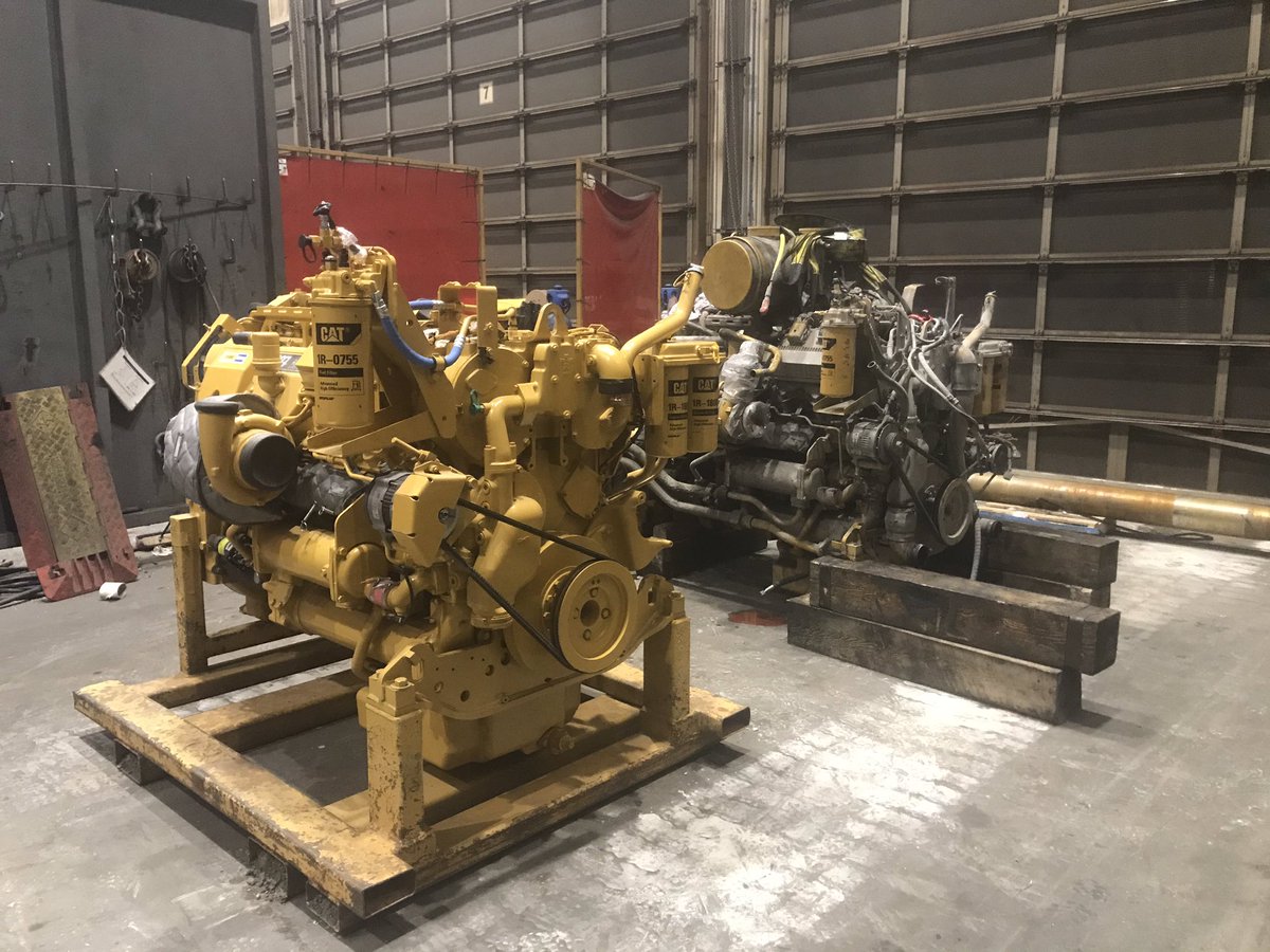 Been working on a cat D10T rebuild this past week. 66 000 hoursDropped the blade off Monday morning, down to bare frame last night. 2 guys on dayshift 2 on nights. We like puzzles!