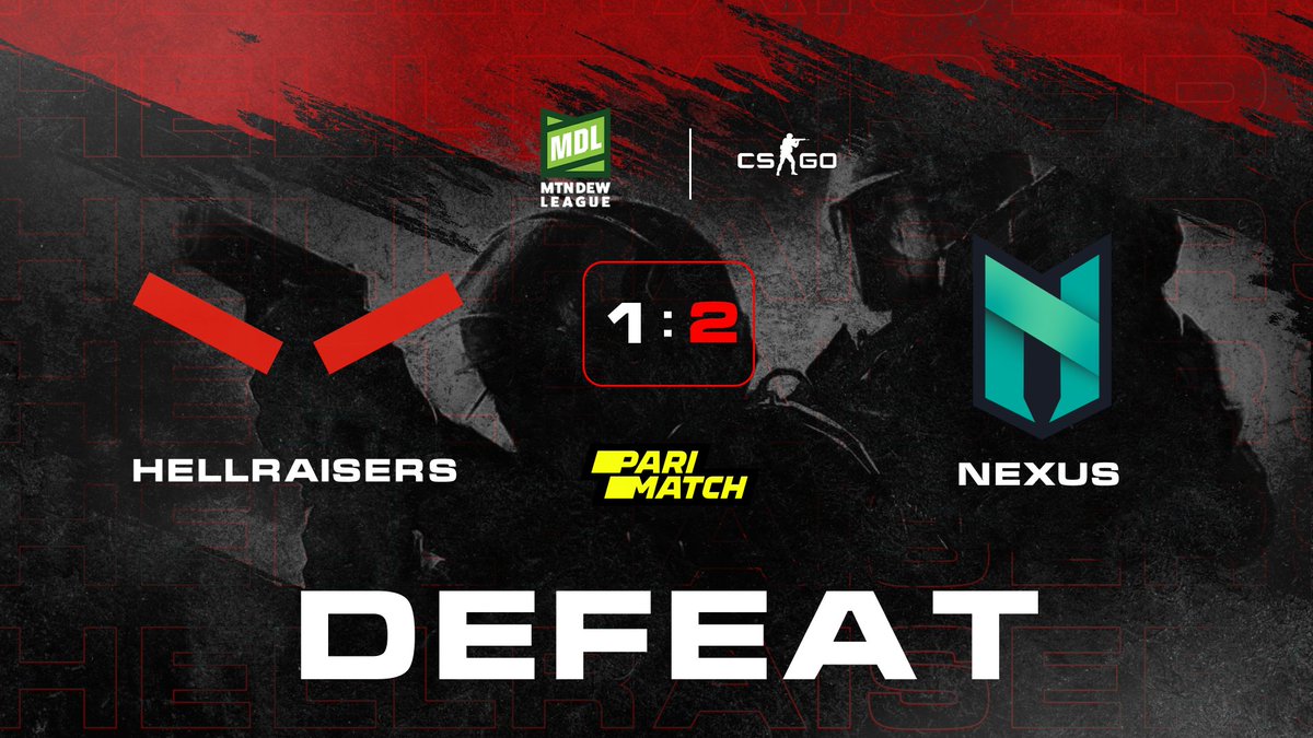We lost. GG, @NexusGamingRo.
#goHR #WeAreHellRaisers https://t.co/Ye9tzt4X3r