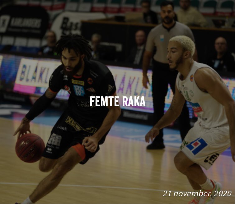 FEMTE RAKA - Läs hela matchrapporten på borasbasket.se #viärborås #basket #sbl