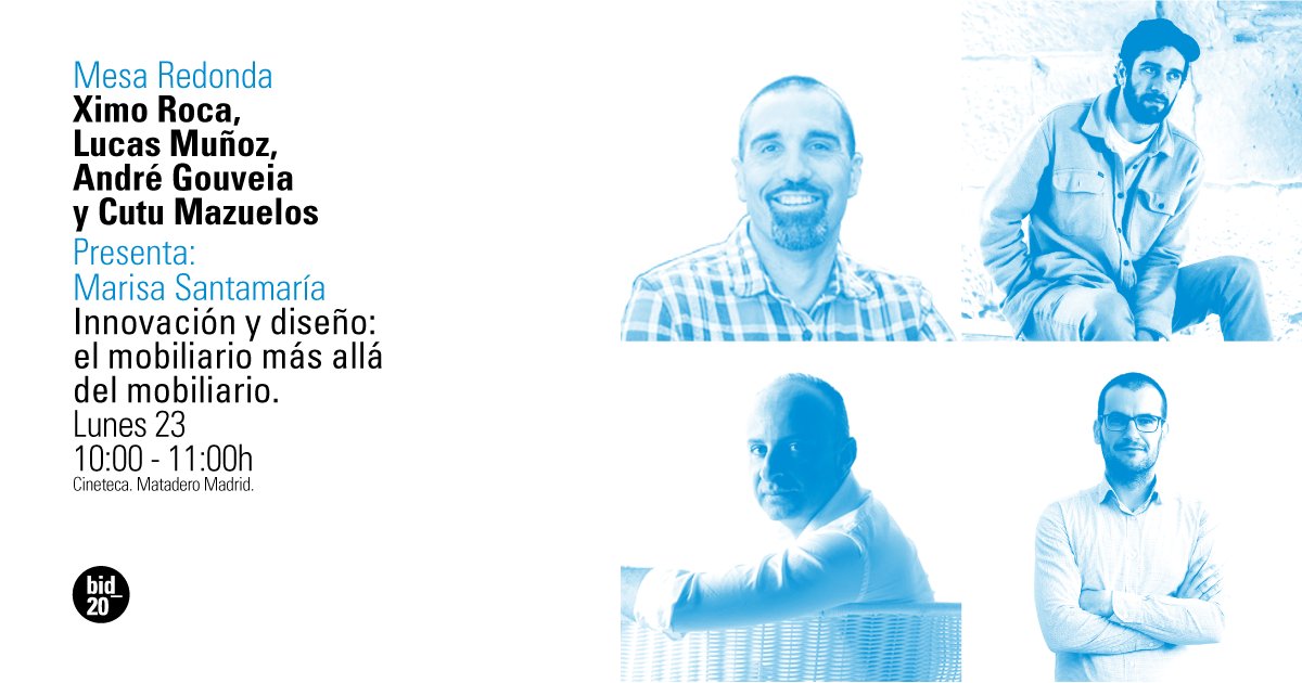 bid_dimad's tweet photo. Puedes inscribirte para ver de forma presencial la primera actividad inaugural de la BID20 aquí: https://t.co/tVDPbddpfn
Para los asistentes online, el link estará disponible en la web.
.
#diseñoiberoamericano #bid2020 #bid20 #diseñografico #diseñosintegrales #mobiliario #Madrid https://t.co/Z9rFHXNFlQ