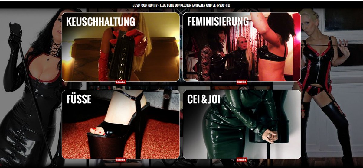 #BDSM #COMMUNITY - LEBE DEINE DUNKELSTEN #FANTASIEN UND #SEHNSÜCHTE!

#Keuschheit #feminine #Füße #CEI #JOY
#ERREGEN UND #VERWEIGERN!
ANBETUNGSWÜRDIGE #LADY SUCHT #SISSY !
DEINE LADY BESTIMMT DEINEN #HÖHEPUNKT!
#ZÄRTLICHE #FÜSSE HAUTNAH!

klick HIER ---> shrt7.com/47d7fd