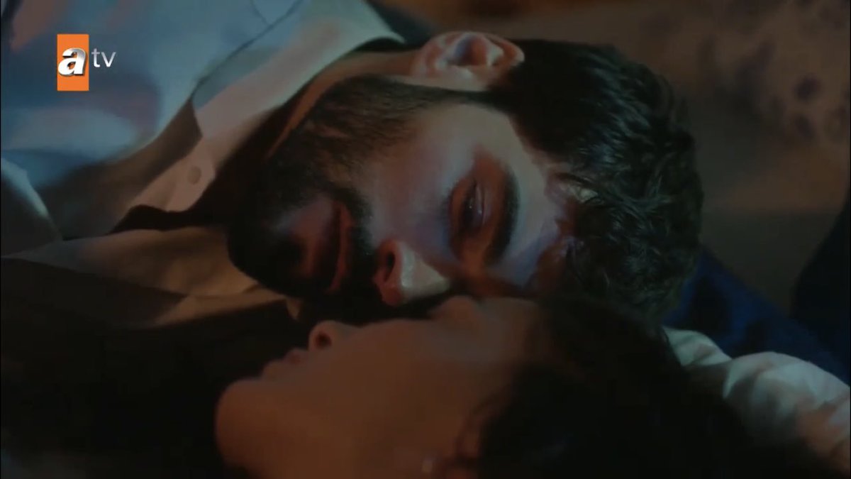 when they sleep with their foreheads touching it makes my heart warm  #Hercai  #ReyMir