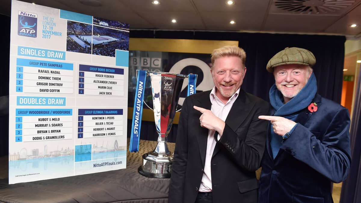 .  @TheBorisBecker helped us out with a few draws, on BBC Radio 2 Breakfast Radio with Chris Evans, and The One Show. He got stuck in traffic and was late, but delivered! Never in doubt   #wheresBoris
