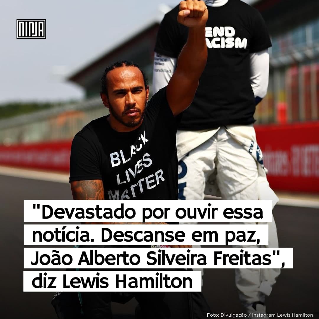 O piloto britânico heptacampeão da F-1 Lewis <a href="/lewishamilton/">Lewis Hamilton</a> também se posicionou e mandou mensagem ao Brasil após o assassinato de Beto Freitas, em Porto Alegre.
Siga <a href="/NinjaEsporte/">NINJA Esporte Clube</a> 

#vidasnegrasimportam #novembronegro #justiçaporbeto